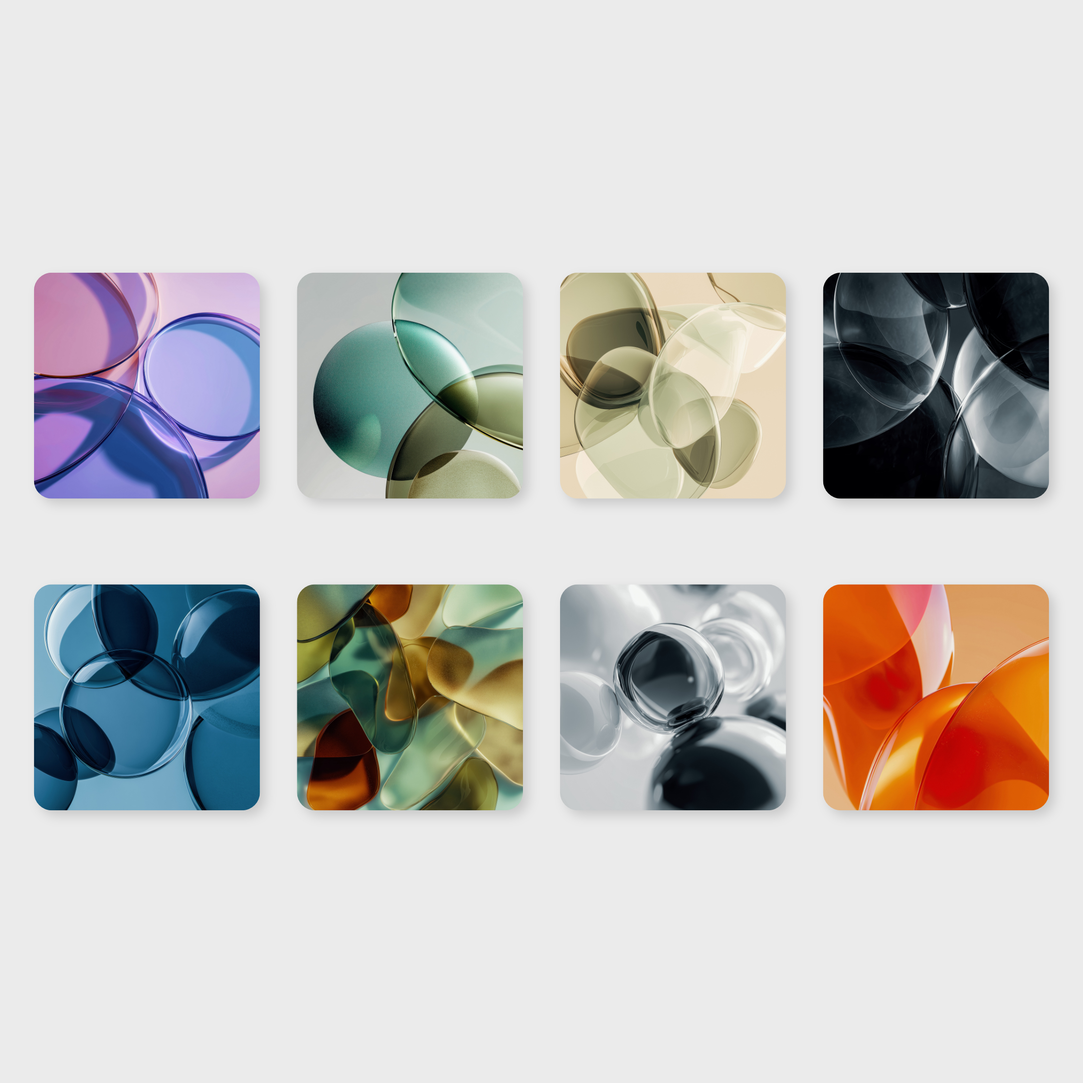 Aqua Glass 8K Wallpaper Pack - Image 8