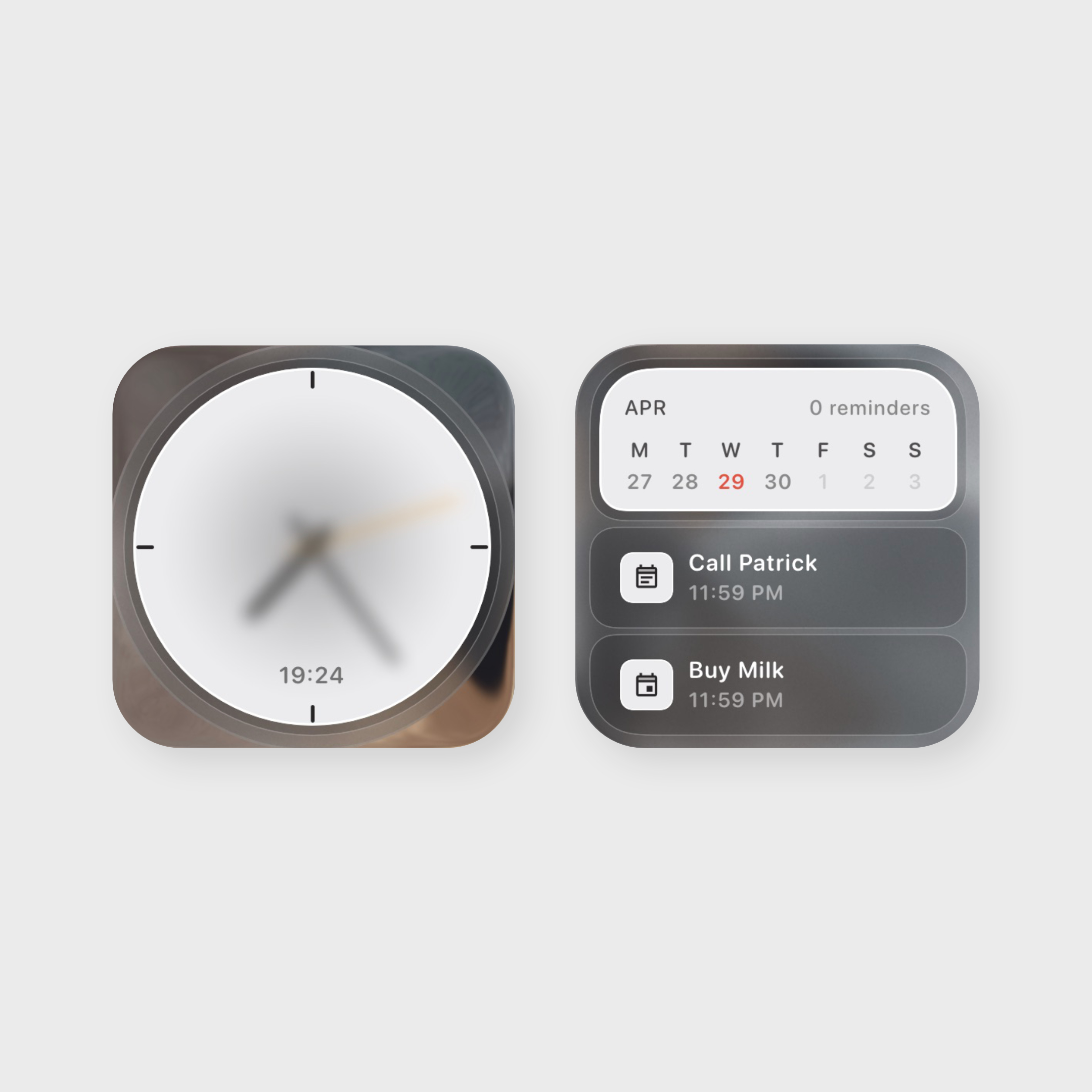 Frosted OS Widgy Widget Bundle