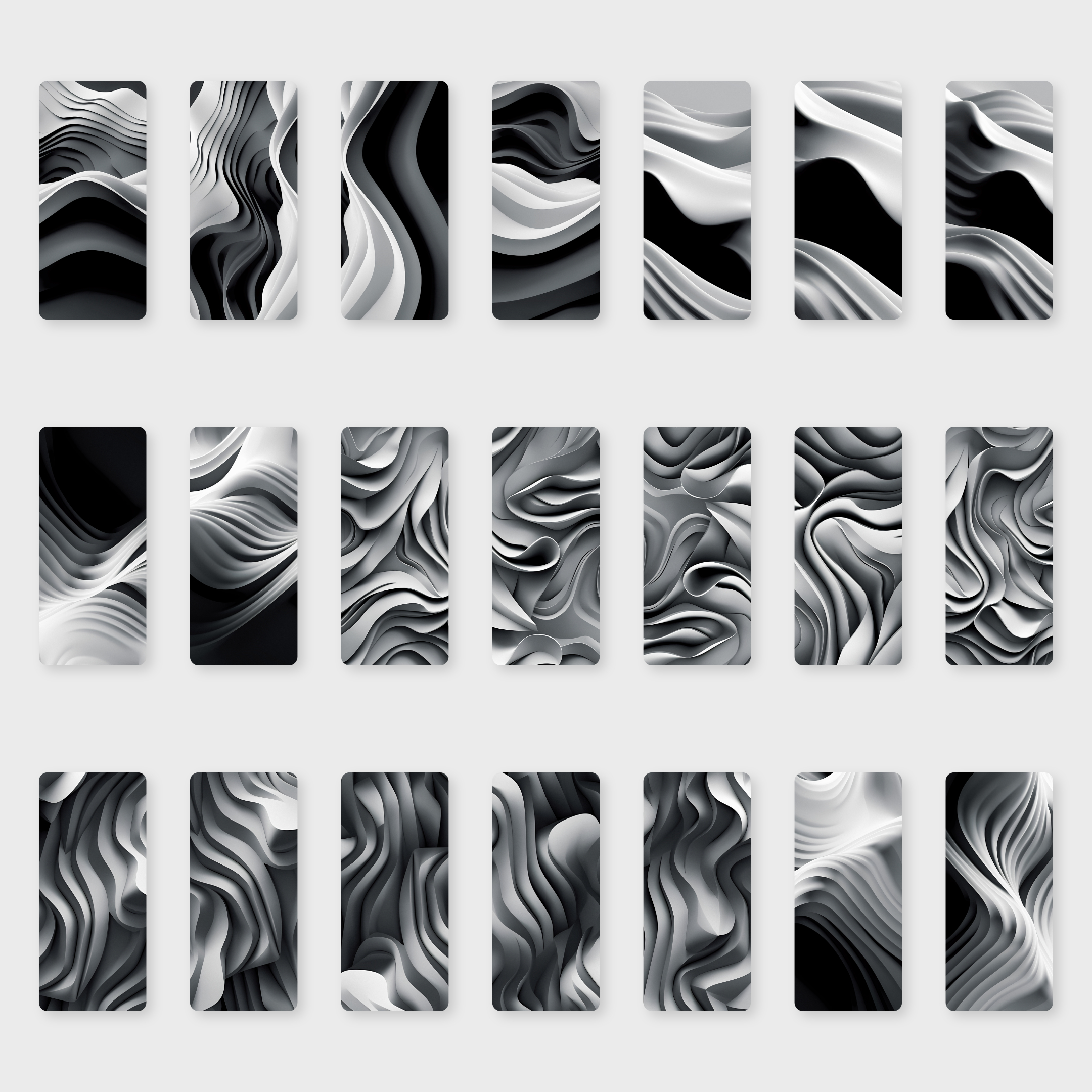 Grayscale Tides 8K Wallpaper Pack - Image 15