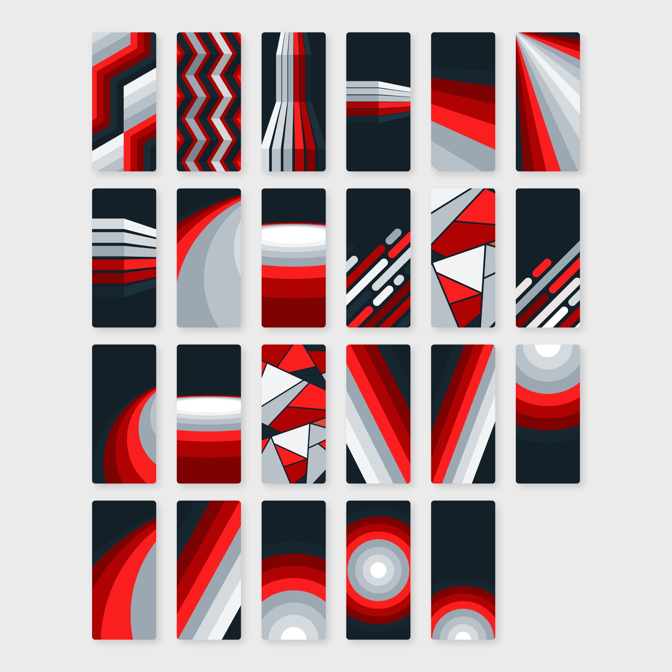 Crimson Symmetry 8K Wallpaper Pack - Image 9